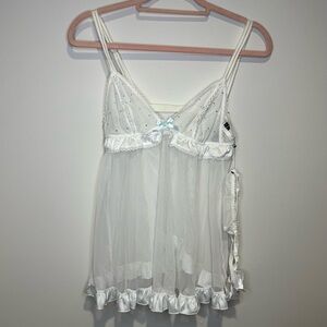 victoria’s secret sexy little things lingerie and garter set size small